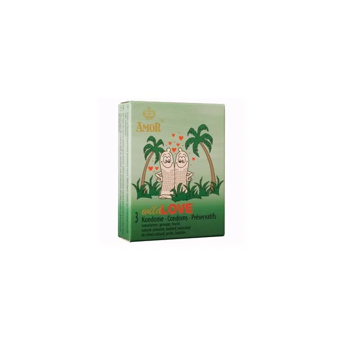 Preservativos Amor Wild Love Pérolas (3 Un)