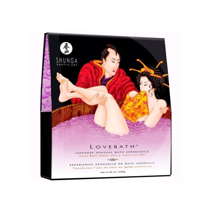 Sais de Banho Shunga Love Bath Sensual Lotus (650 g)