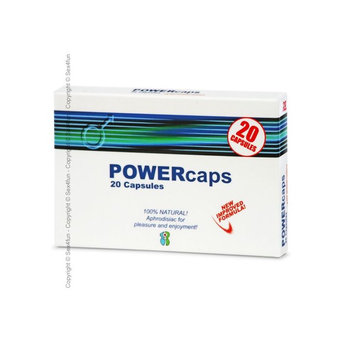 Potenciador Powercaps Homem (20 Un)