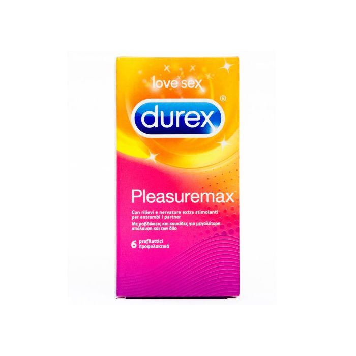 Preservativos Durex® PleasureMax (6 Un)