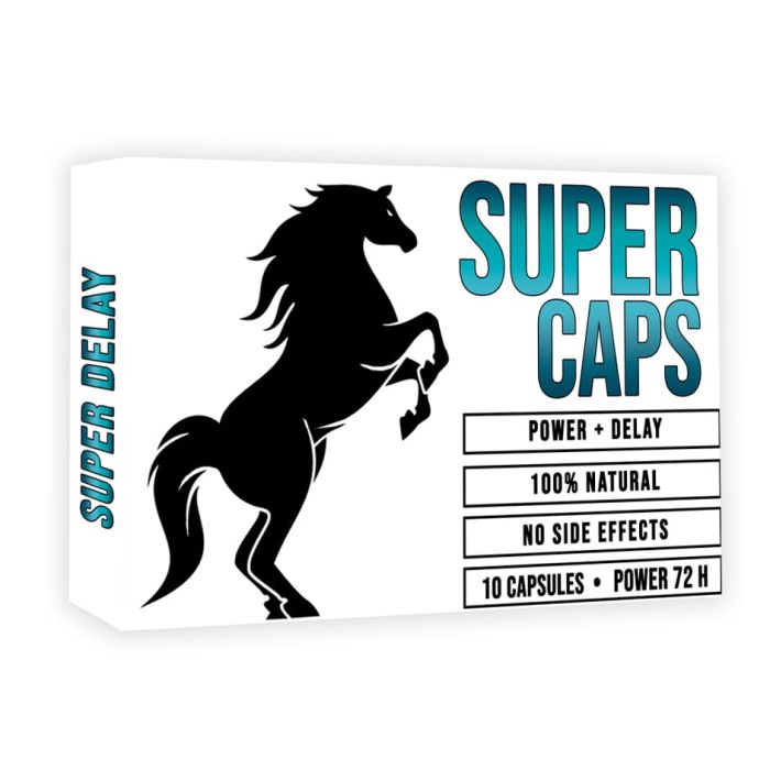 Potenciador Super Caps® Homem (10 Un)