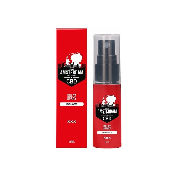 Spray Retardante PharmQuests Amsterdam CB Delay Spray (15 ml) Conjunto