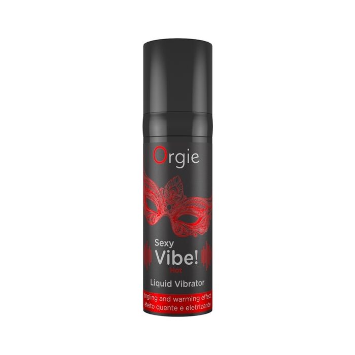 Vibrador Liquido Estimulante Unisexo Orgie Sexy Vibe! Liquid Vibrator Hot Morango (15 ml)