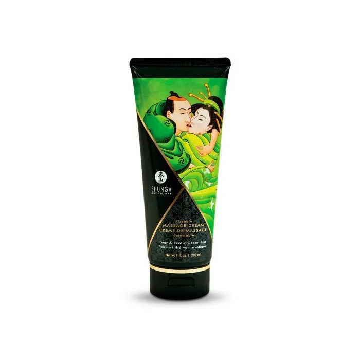 Creme de Massagem Shunga Pêra e Chá Verde Exótico (200 ml)