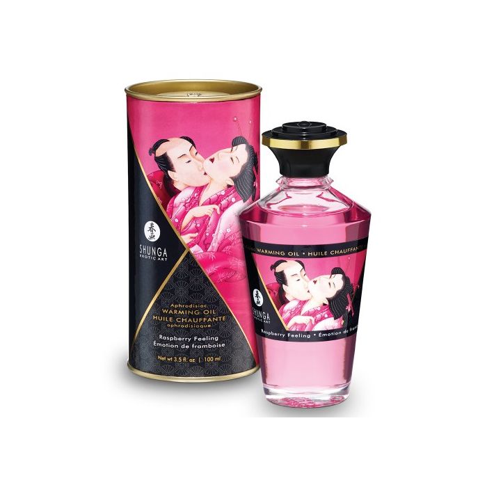 Óleo de Massagem Beijável Shunga Frambesa (100 ml)