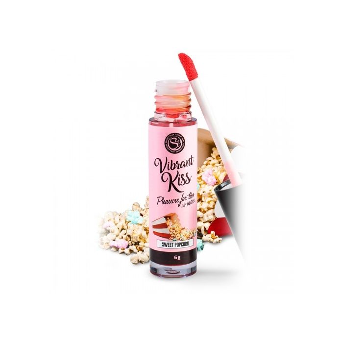 Lip Gloss de Pipocas Doces Vibrant Kiss (6 g)