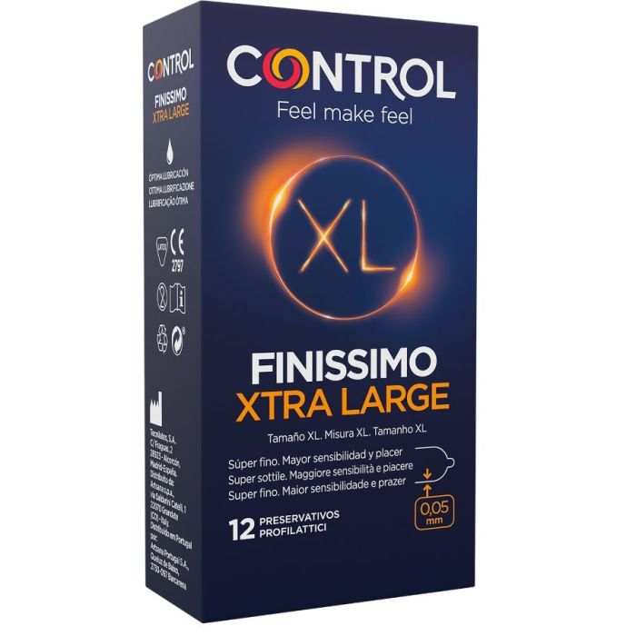 Preservativos Control Finissimo XL (12 Un)