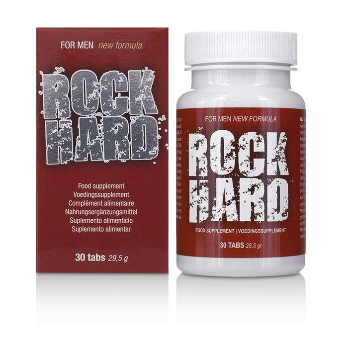 Aumento e Potenciador Ereção Rock Hard  (30 Un)