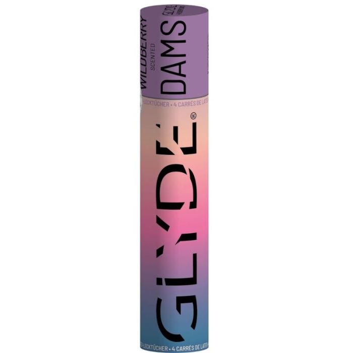 Preservativos Orais Sheer Glyder Dams Amoras Silvestres (4 Un)