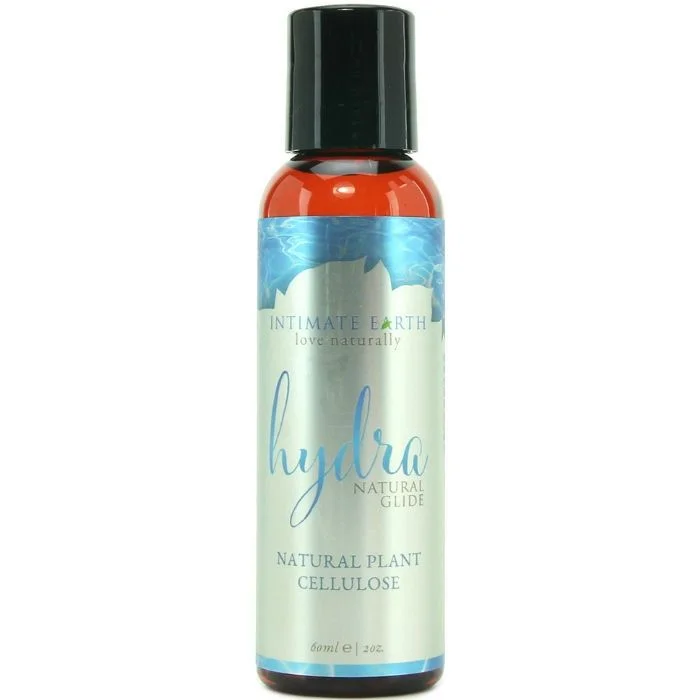 Lubrificante à Base de Água Intimate Earth Hydra Natural Glide (60 ml) Frente