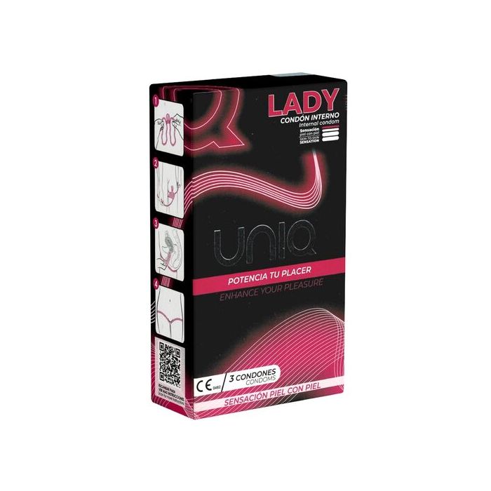 Preservativos Femininos Uniq Sem Látex (3 Un)