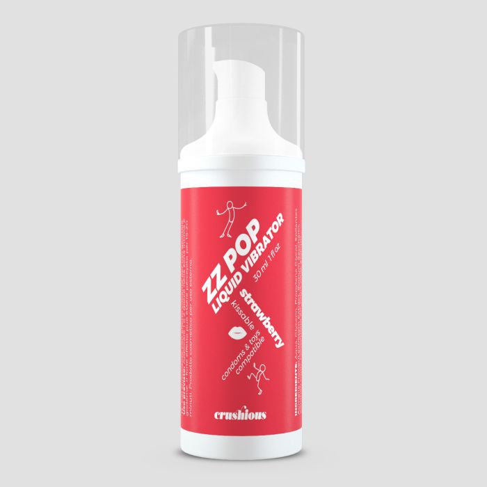 Vibrador Liquido ZZ Pop Crushious Morango (30 ml)