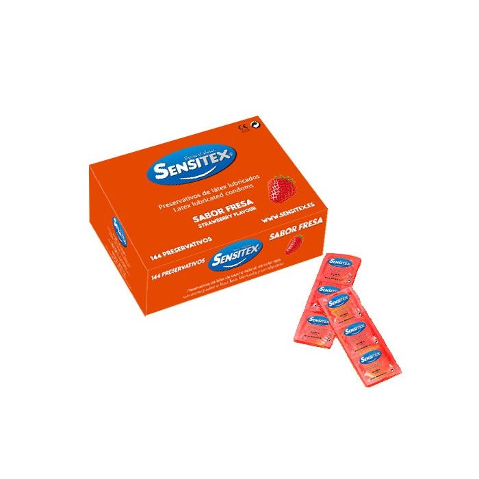 Preservativos Morango Sensitex (144 Un)
