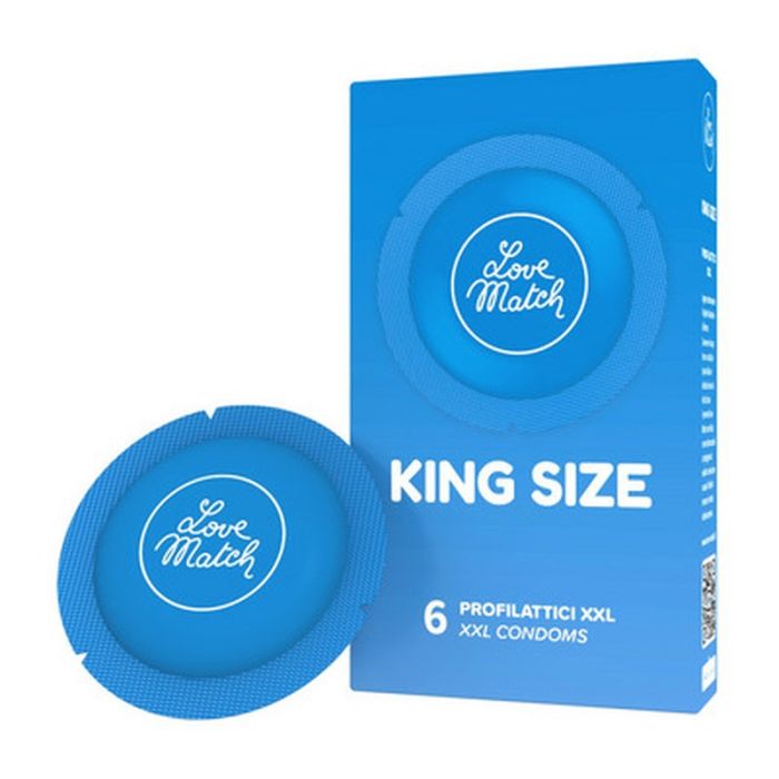 Preservativos King Size Love Match (6 Un)