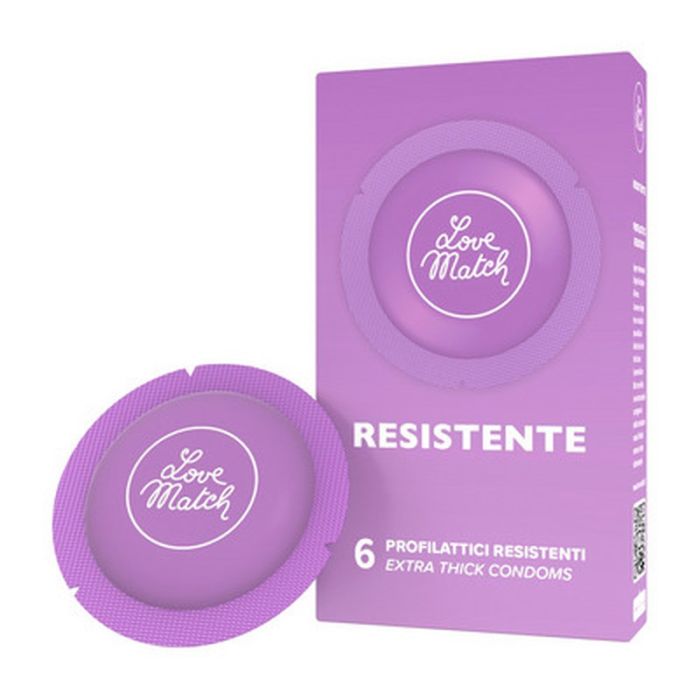 Preservativos Resistentes Love Match (6 Un)