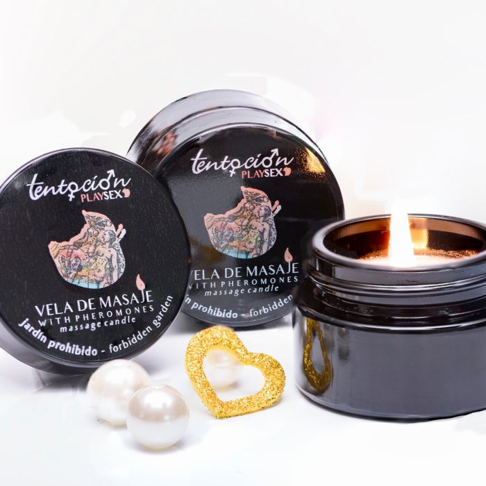 Vela de Massagem Tentación Play Sex Jardim Proibido (20 ml)