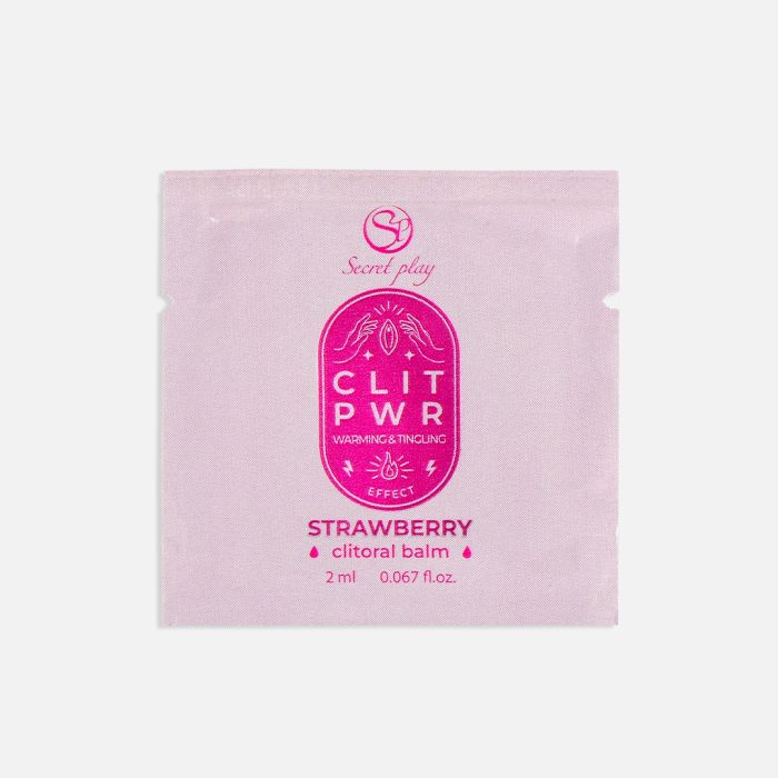 Bálsamo Estimulante Clitoris Clit Pwr Morango Secret Play (2 ml)