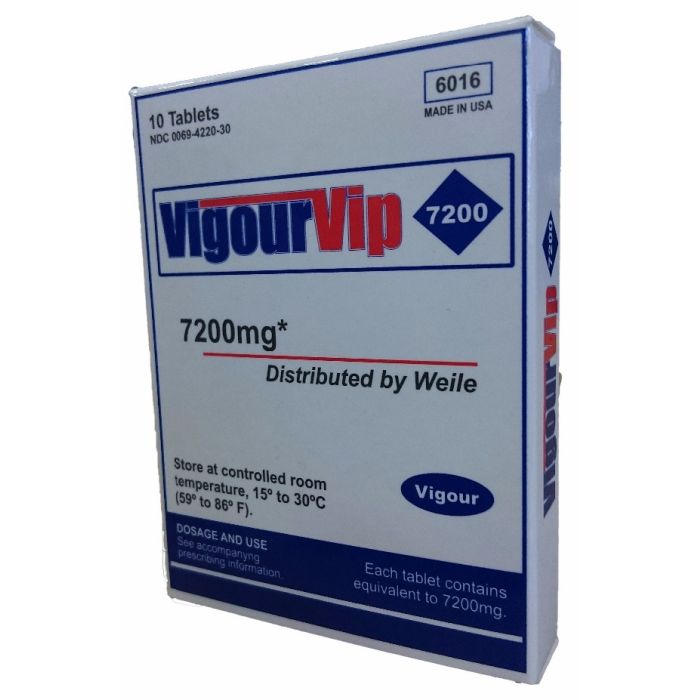 Potenciador Vigour Vip 7200 mg (10 Un)