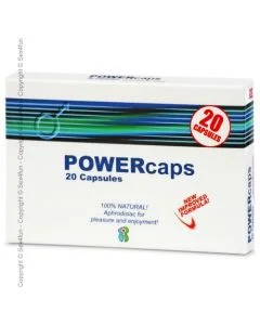 Potenciador Powercaps Homem (20 Un)