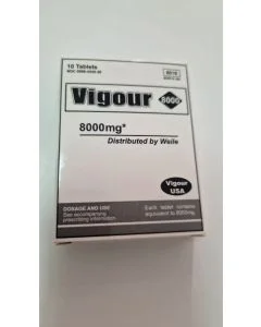 Potenciador Vigour 8000 mg White Extra Forte (10 Un)