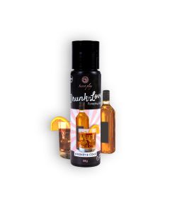 Bálsamo Lubrificante à Base de Água Secret Play Drunk In Love Sabor Whisky Cola (60 ml)