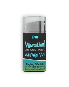 Vibrador Liquido Estimulante Unisexo Comestível Intt Vibration! Gin e Tónica (15 ml)