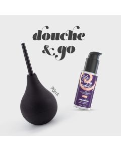 Douche & Go Duche Anal 90ml C/ Lubrificante Anal 50ml Crushious