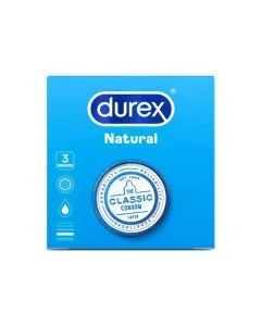 Preservativos Durex® Natural Comfort (3 Un)