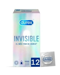 Preservativos Durex® Invisible Extra Fino (12 Un)