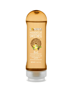 Gel de Massagem Estimulante Control 2 em 1 Massage & Pleasure Madagascar Sweetness (200 ml)