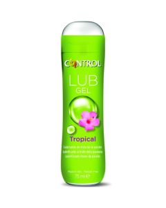 Gel Lubrificante à Based Água Control Lub Gel Tropical (75 ml)