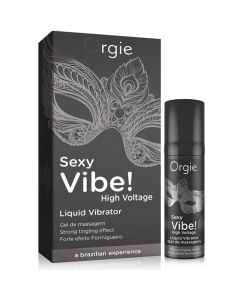 Vibrador Liquido Estimulante Unisexo Orgie Sexy Vibe! High Voltage (15 ml)