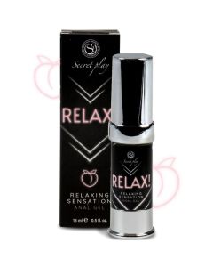 Gel Lubrificante Anestésico Secret Play Relax Anal Gel (15 ml)