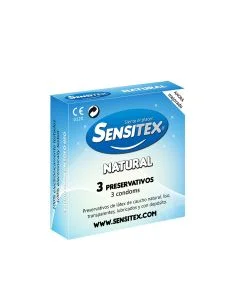 Preservativos Vegan Naturais Sensitex (3 Un)