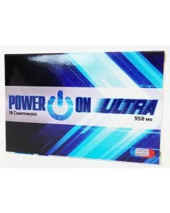 Potenciador Power On Ultra 950mg (10 Un)